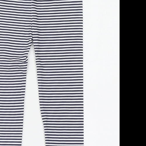 First Impressions Girls Blue Striped Cotton Jogger Leggings Size 24 Months  Pullover - Leggings