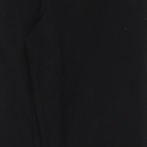 11 degrees Womens Black  Cotton Jogger Leggings Size 6 L24 in   - Leggings