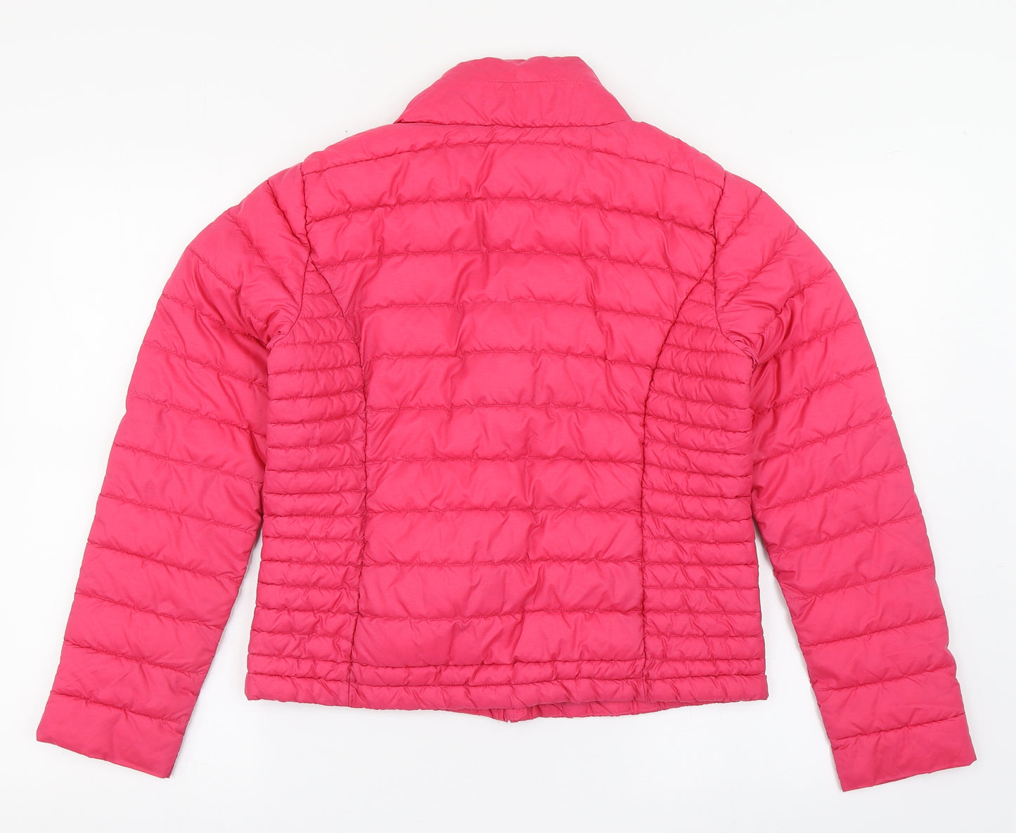 NEXT Womens Pink   Puffer Jacket Coat Size 12  Zip