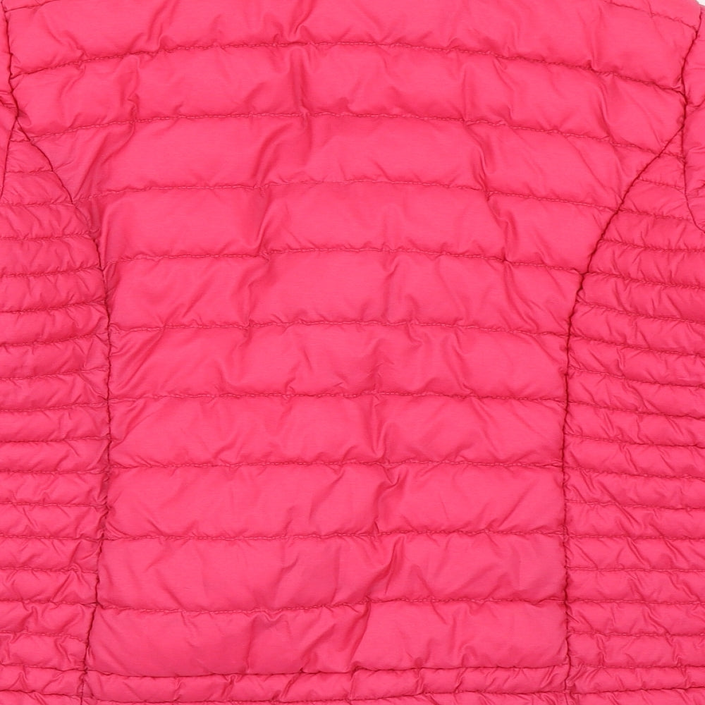 NEXT Womens Pink   Puffer Jacket Coat Size 12  Zip