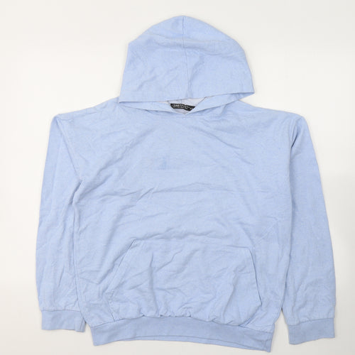 I SAW IT FIRST Womens Blue  Cotton Pullover Hoodie Size XS  Pullover