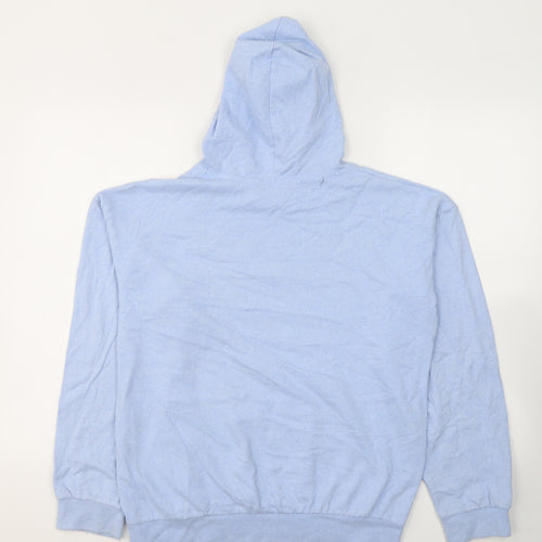 I SAW IT FIRST Womens Blue  Cotton Pullover Hoodie Size XS  Pullover