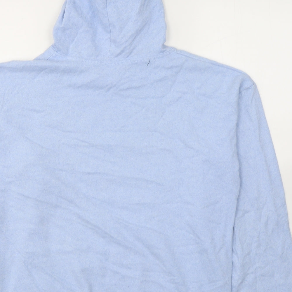 I SAW IT FIRST Womens Blue  Cotton Pullover Hoodie Size XS  Pullover