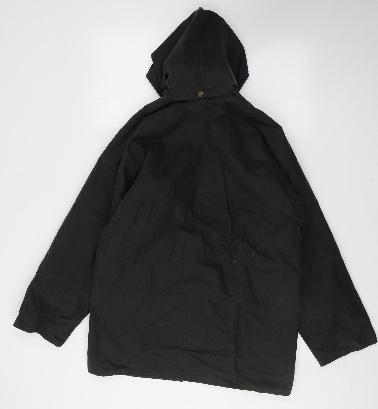 Made in England Mens Green   Overcoat Coat Size XS  Zip
