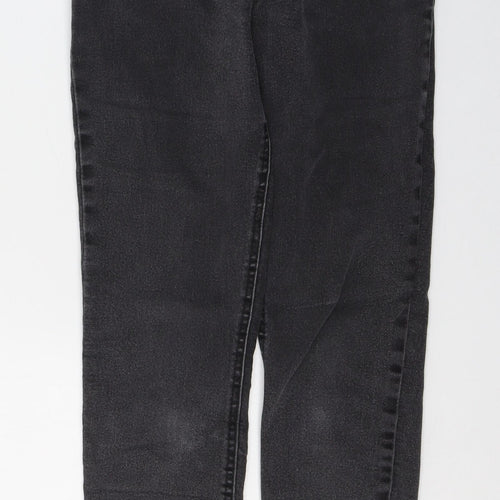 Soon Womens Black  Cotton Skinny Jeans Size 10 L27 in Regular