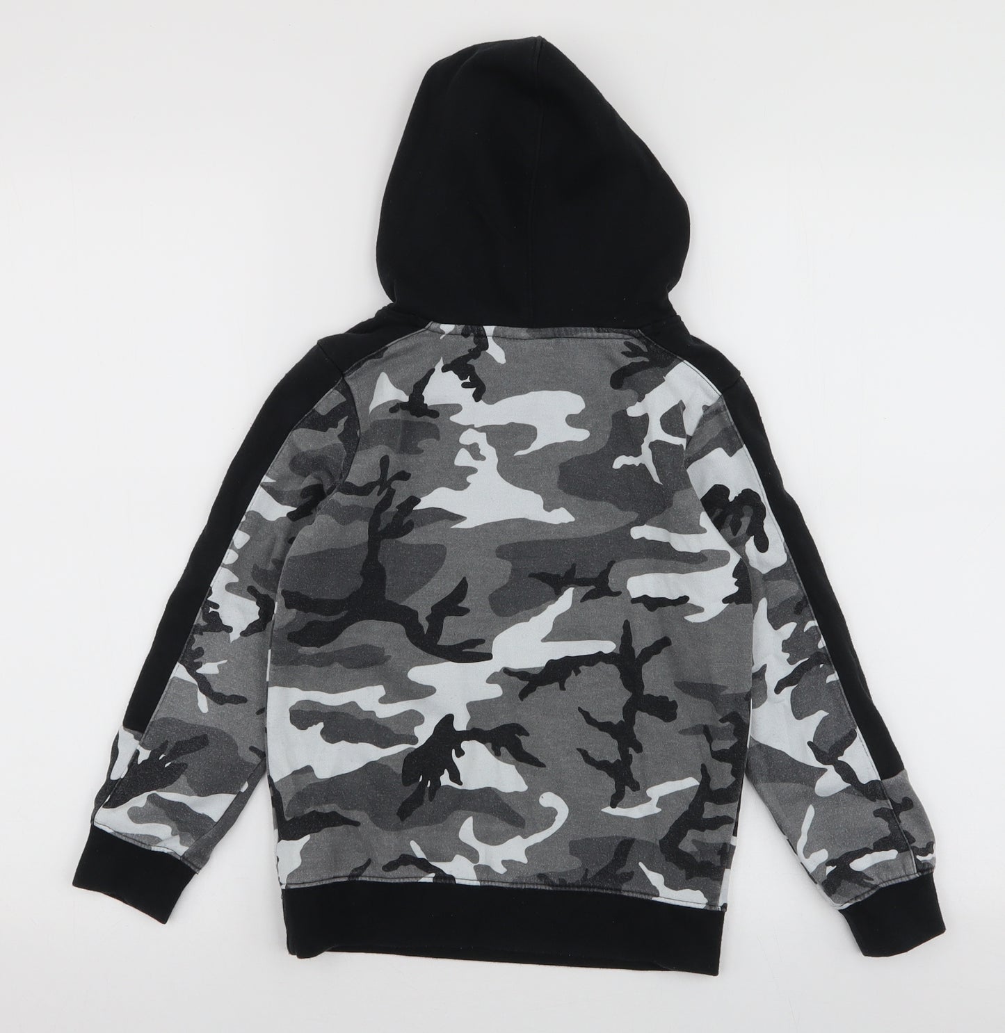 Nike Air Jordan Boys Grey Camouflage Cotton Pullover Hoodie Size 6-7 Years  Pullover