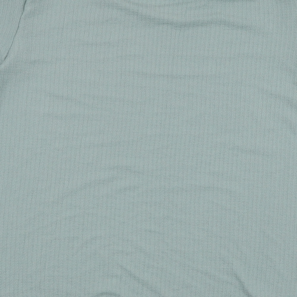 Papaya Womens Blue  Polyester Jersey Blouse Size 20 Round Neck