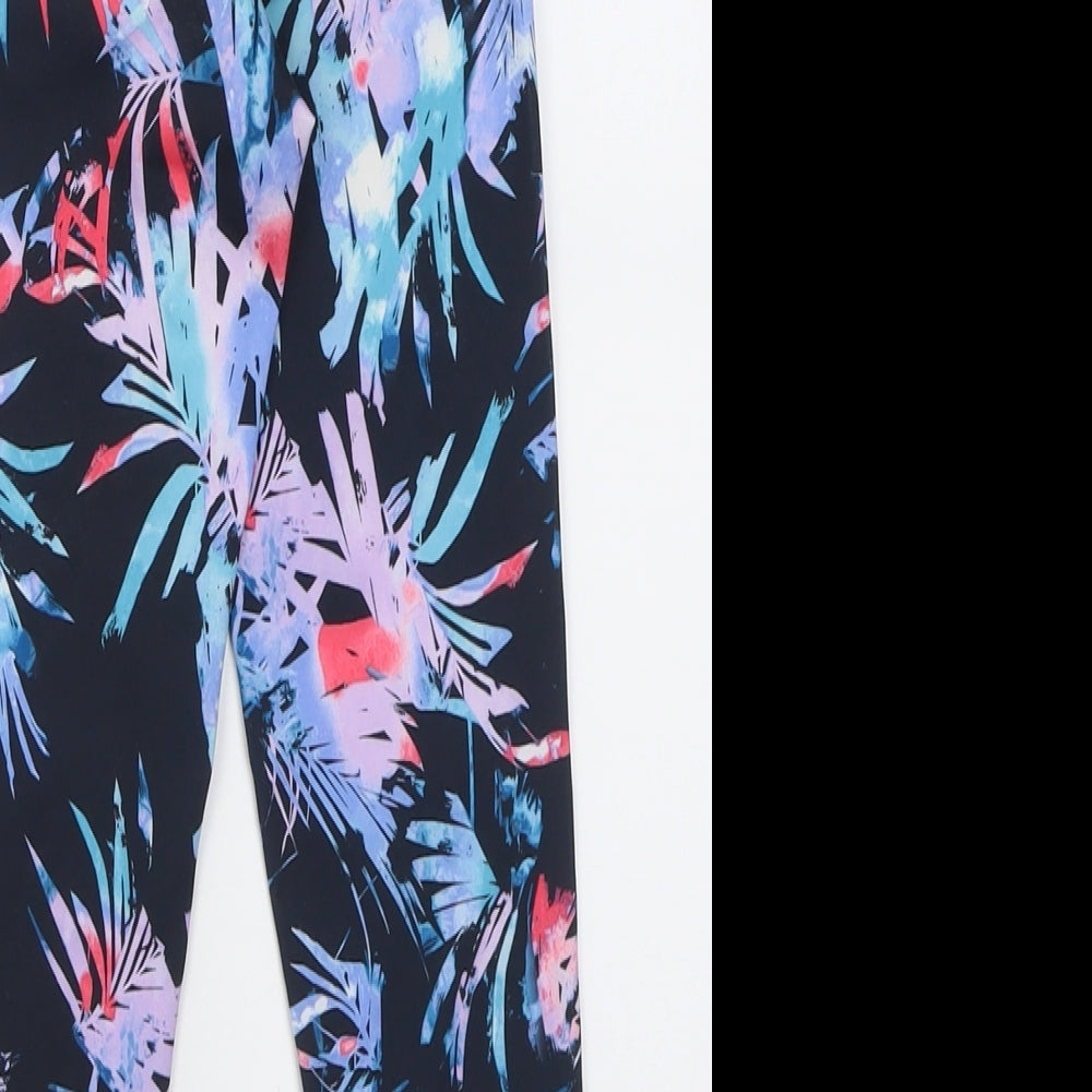 USA Pro Girls Multicoloured Geometric Polyester Capri Trousers Size 5-6 Years  Regular Pullover