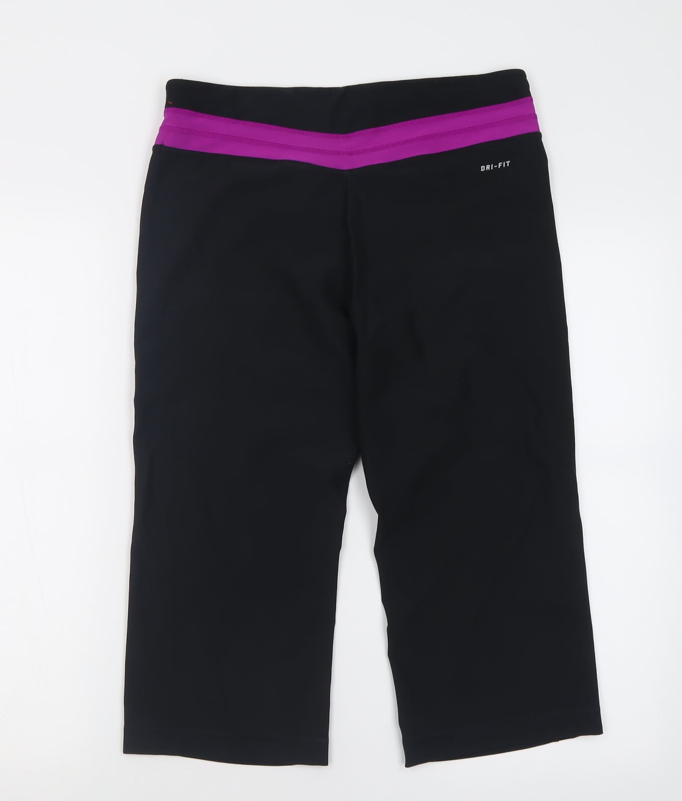 Nike Womens Black  Polyester Sweat Shorts Size M L20 in Regular  - Dri Fit