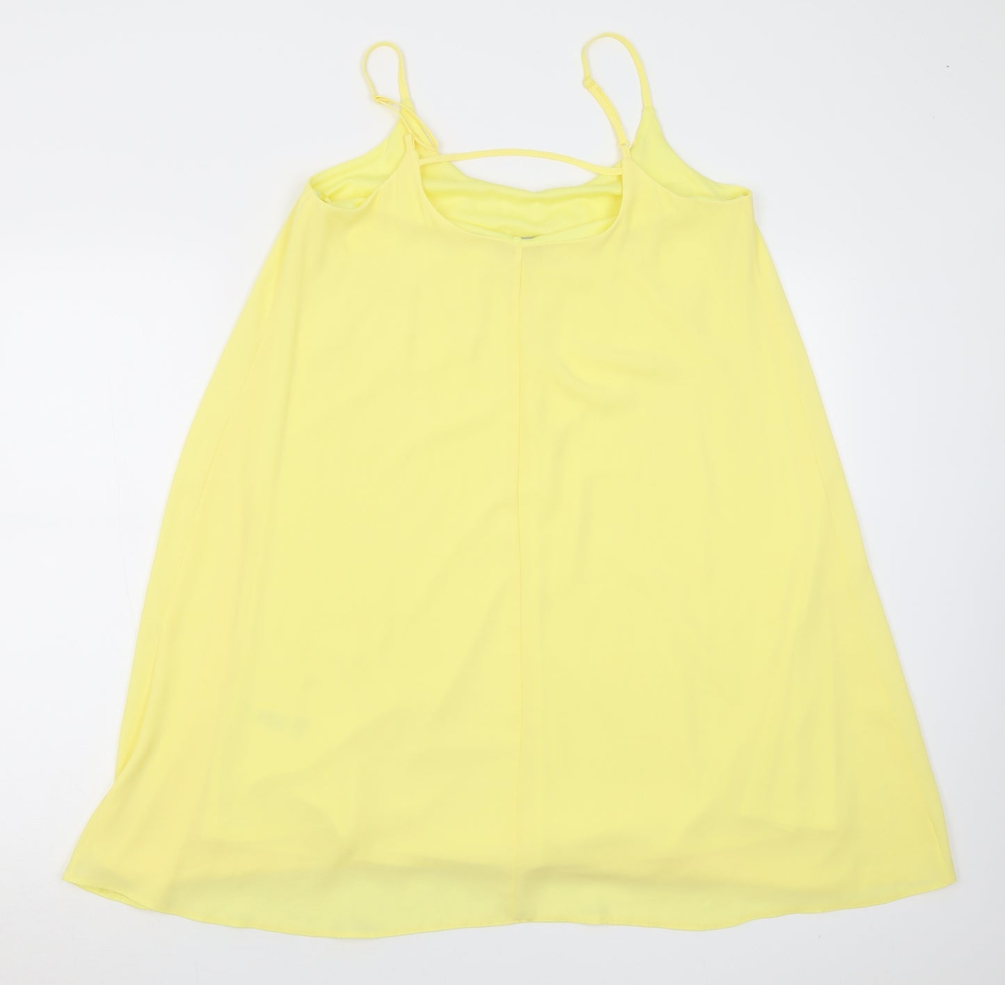 F&F Womens Yellow  Polyester A-Line  Size 12  Scoop Neck Pullover