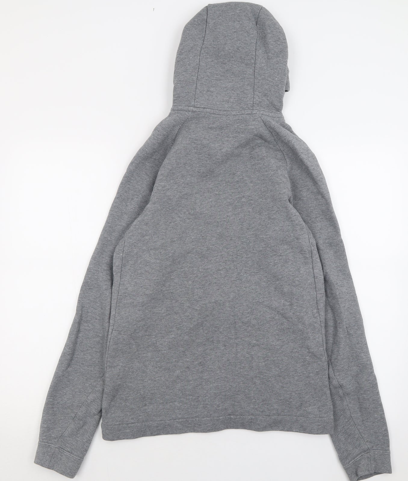 Nike Mens Grey  Cotton Full Zip Hoodie Size S