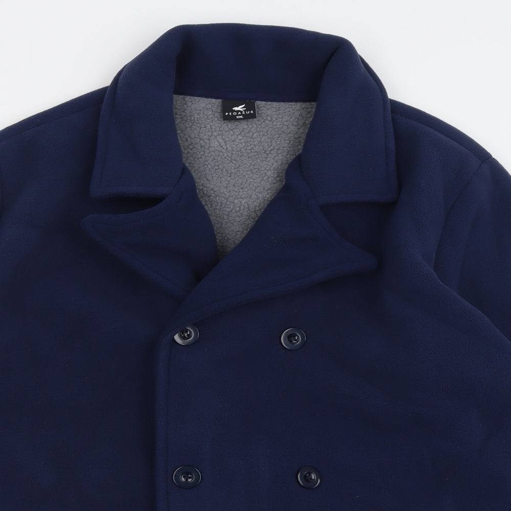Pegasus Mens Blue   Jacket  Size 2XL  Button