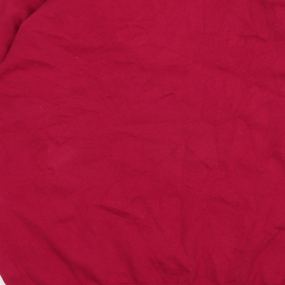 Atmosphere Womens Pink V-Neck  Cotton Pullover Jumper Size 20