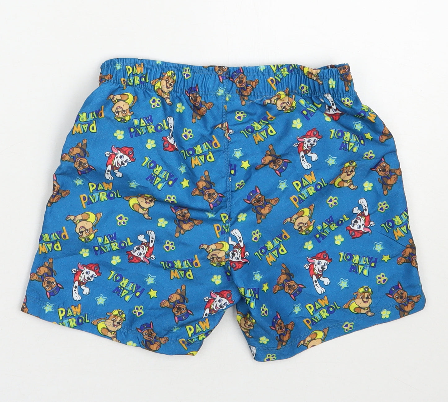 Nickelodeon Boys Blue  Polyester Bermuda Shorts Size 7-8 Years  Regular  - Paw Patrol