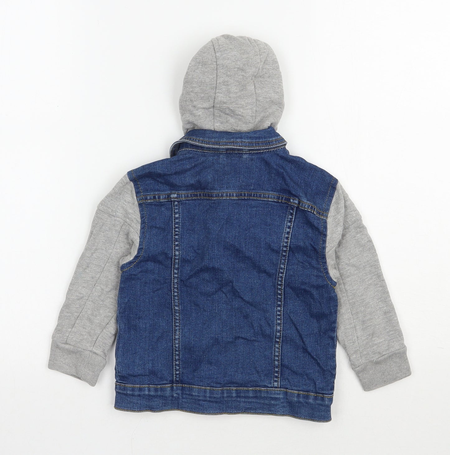 Primark Boys Blue   Jacket  Size 2-3 Years  Button