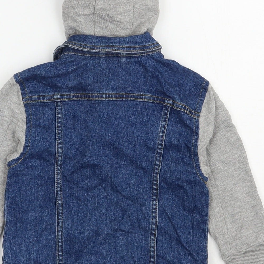 Primark Boys Blue   Jacket  Size 2-3 Years  Button