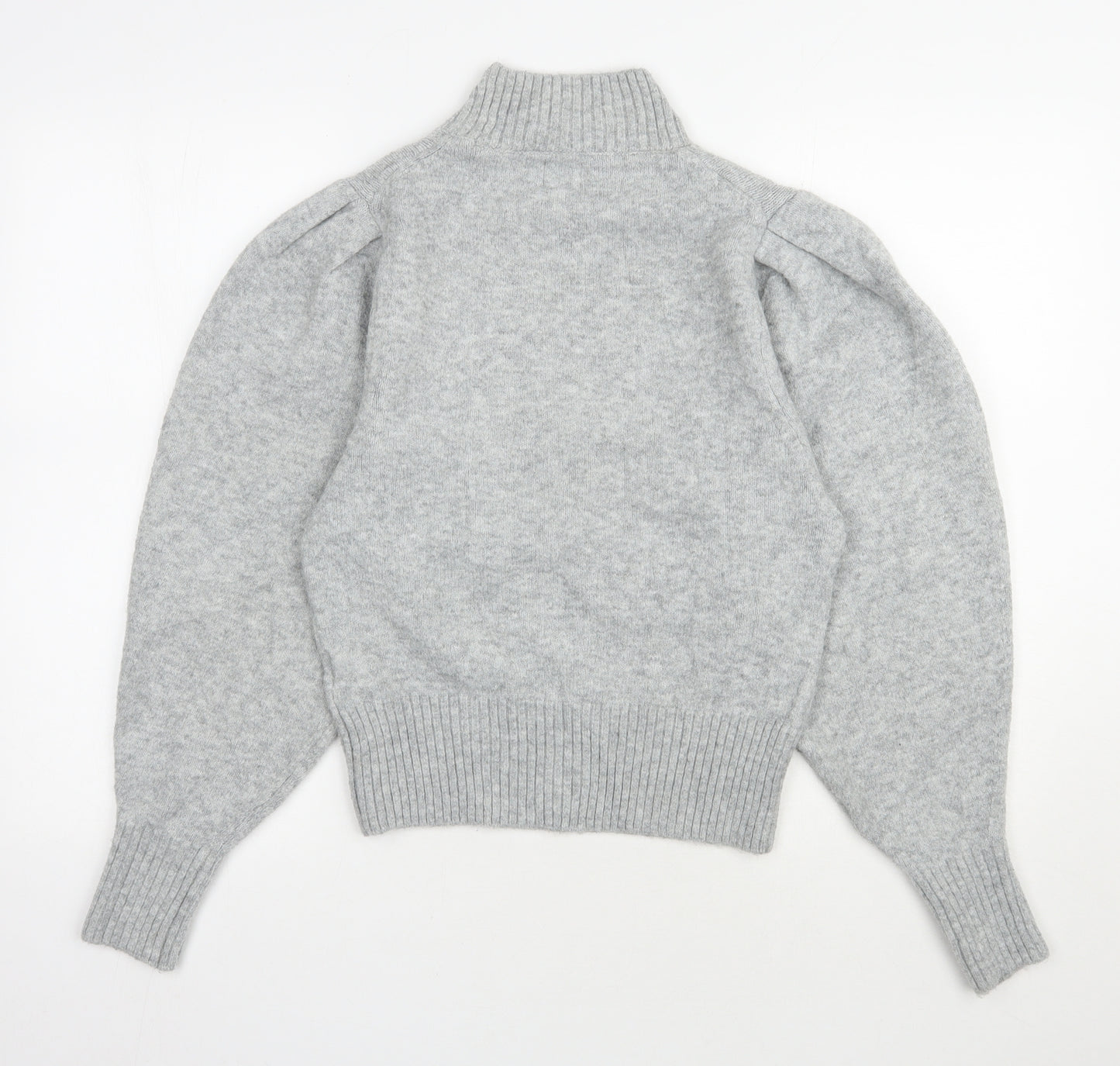 H&M Womens Grey High Neck  Polyester Pullover Jumper Size S   - Pringle of Scotland