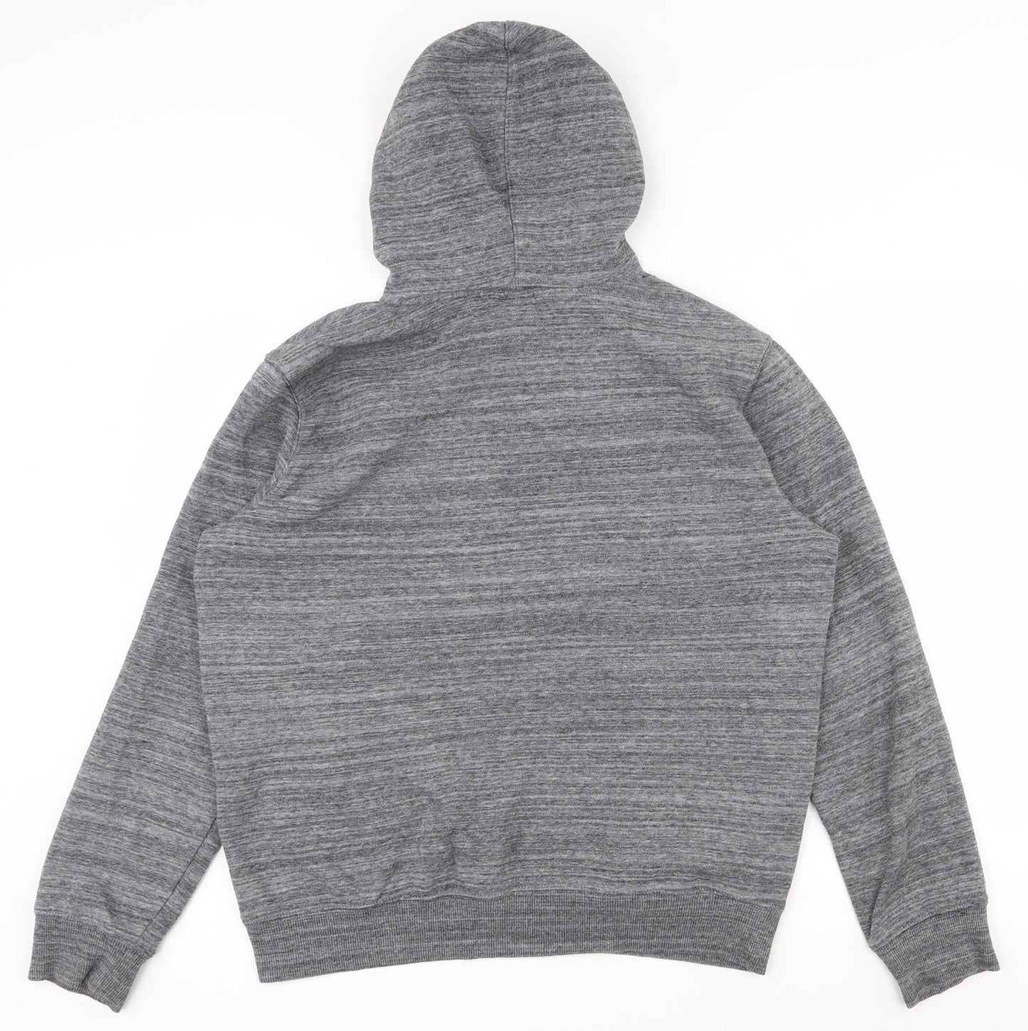 H&M Mens Grey  Cotton Pullover Hoodie Size S