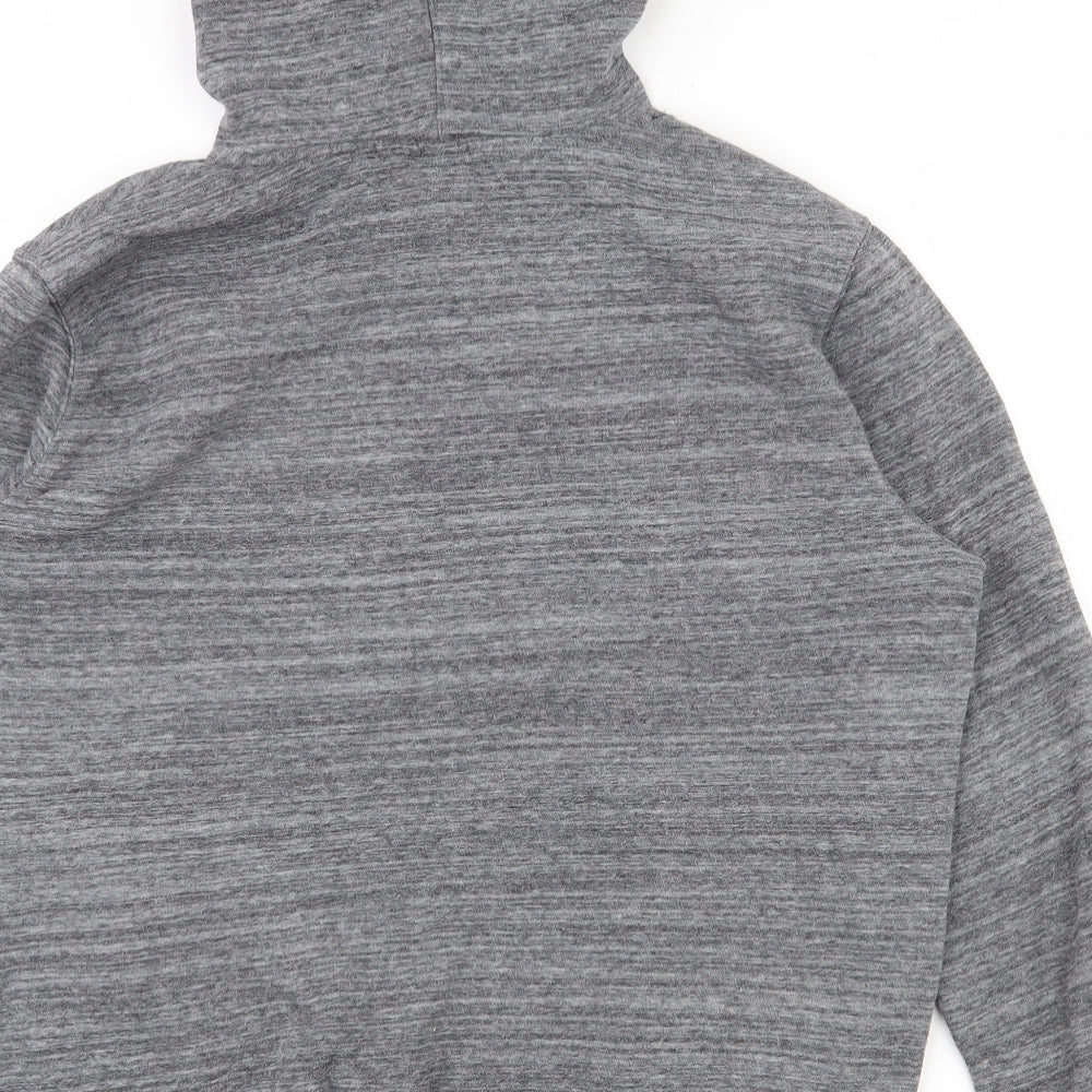 H&M Mens Grey  Cotton Pullover Hoodie Size S