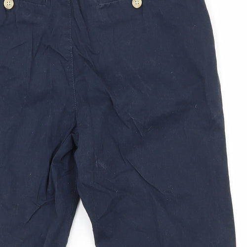 Matalan Boys Blue  100% Cotton Chino Shorts Size 12 Years  Regular Zip