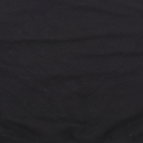 New Look Womens Black  Cotton Pullover Sweatshirt Size S
