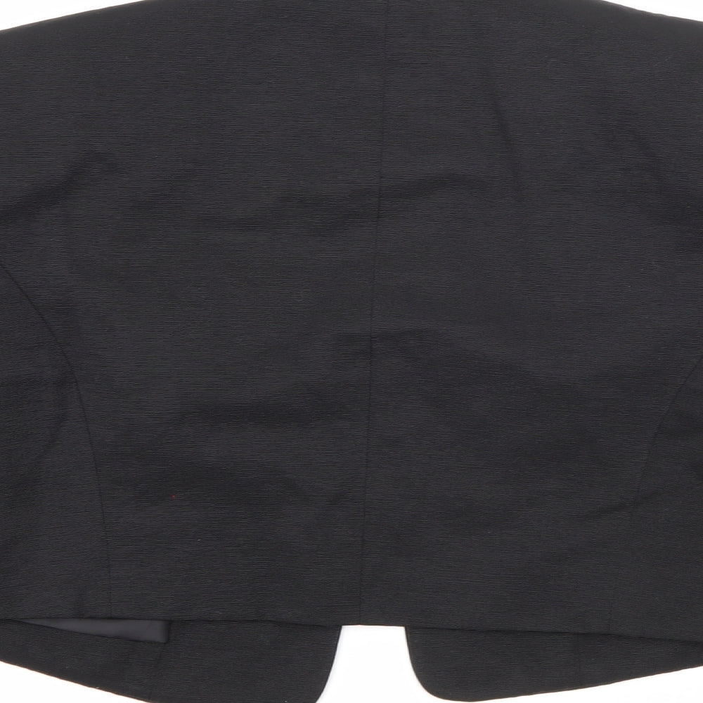 Debenhams Womens Black V-Neck  Polyester Shrug Jumper Size 10