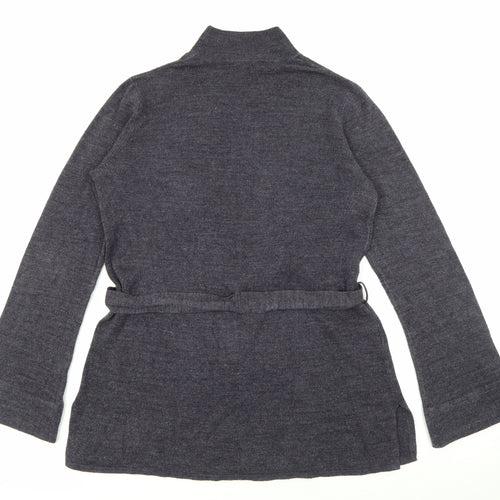 George Womens Purple High Neck  Acrylic Pullover Jumper Size 12