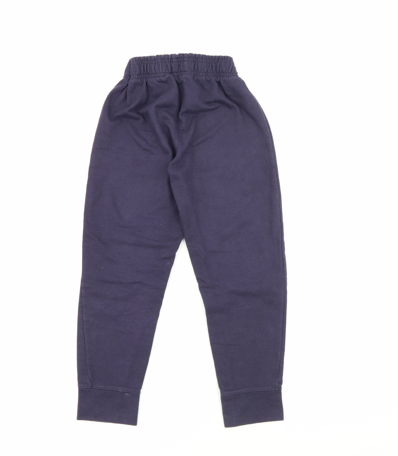 Reebok Boys Blue  Cotton Jogger Trousers Size 5-6 Years  Regular