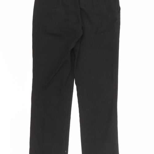 Banner Boys Black  Polyester Dress Pants Trousers Size 8 Years  Regular Zip