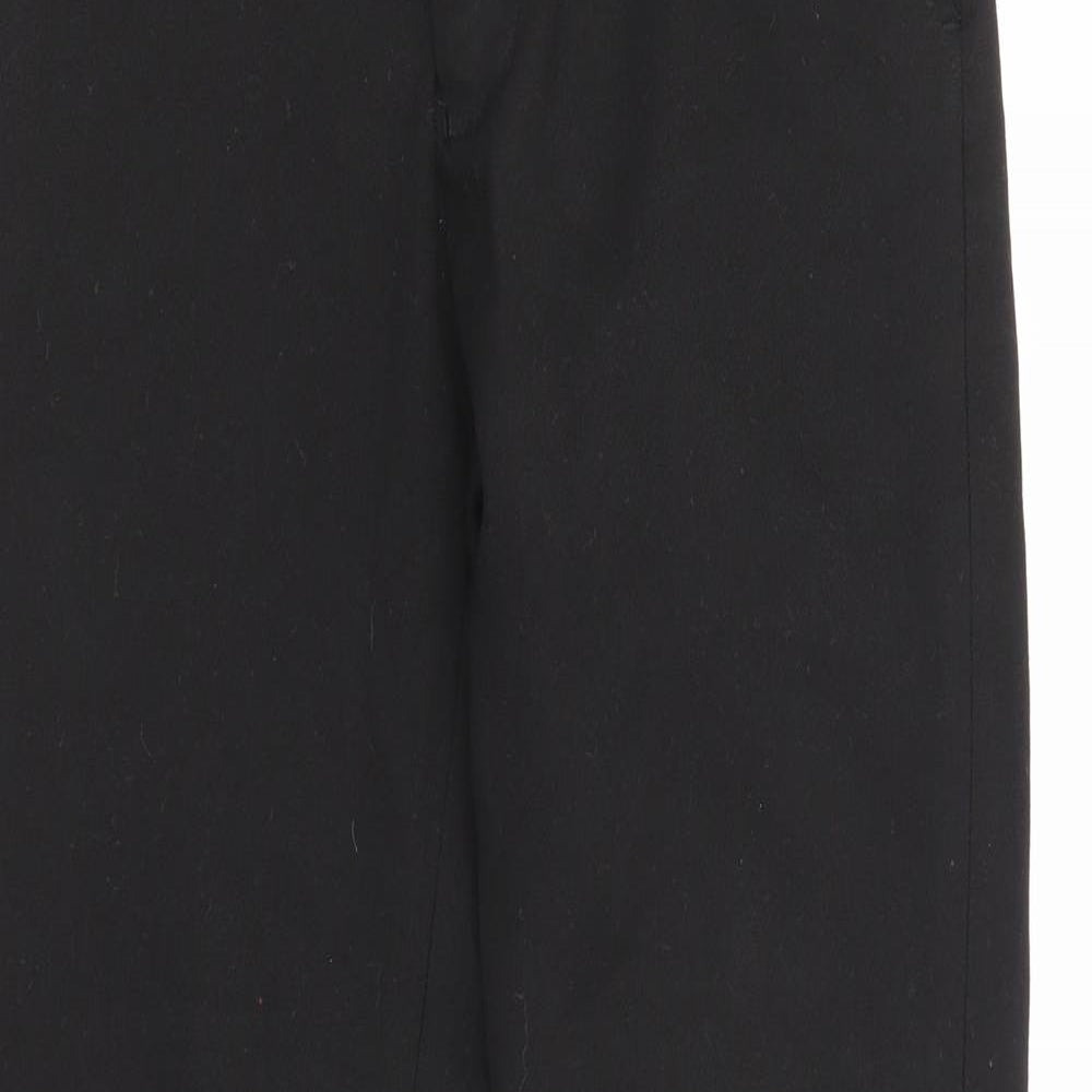 Banner Boys Black  Polyester Dress Pants Trousers Size 8 Years  Regular Zip