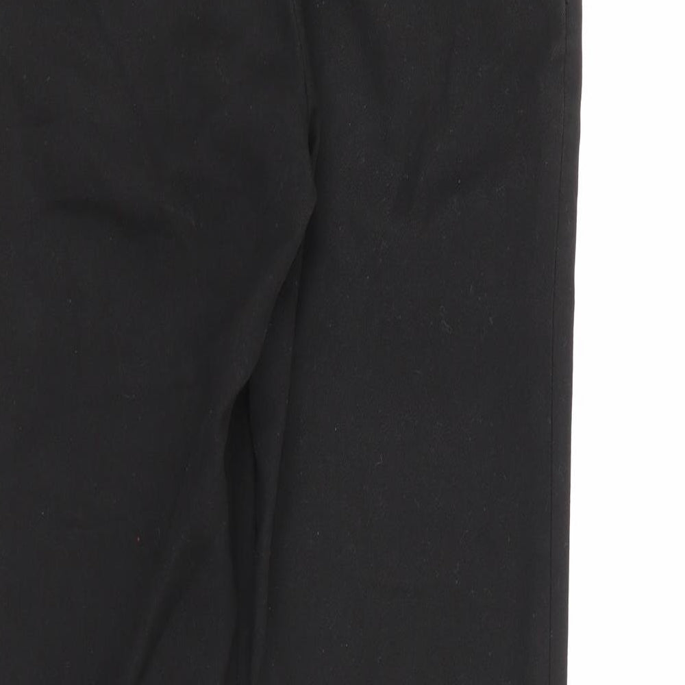 Banner Boys Black  Polyester Dress Pants Trousers Size 8 Years  Regular Zip