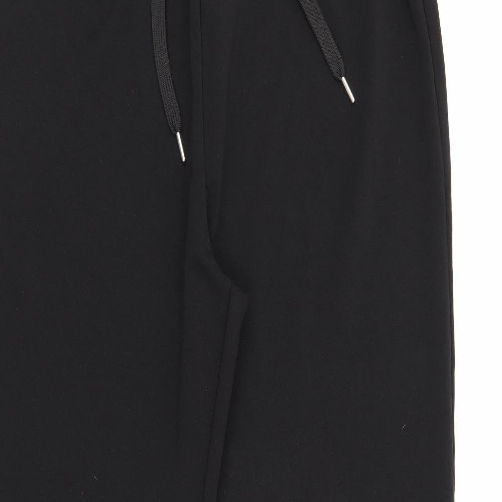 Pep & Co Womens Black  Polyester Jegging Trousers Size 12 L29 in Regular Tie