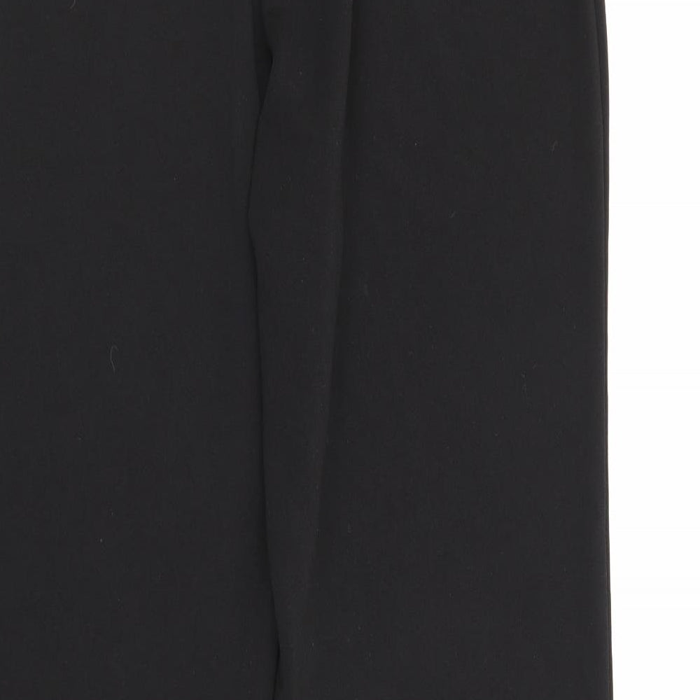 Pep & Co Womens Black  Polyester Jegging Trousers Size 12 L29 in Regular Tie