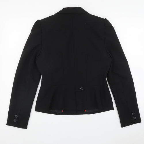 mk one Womens Black  100% Polyester Jacket Blazer Size 12