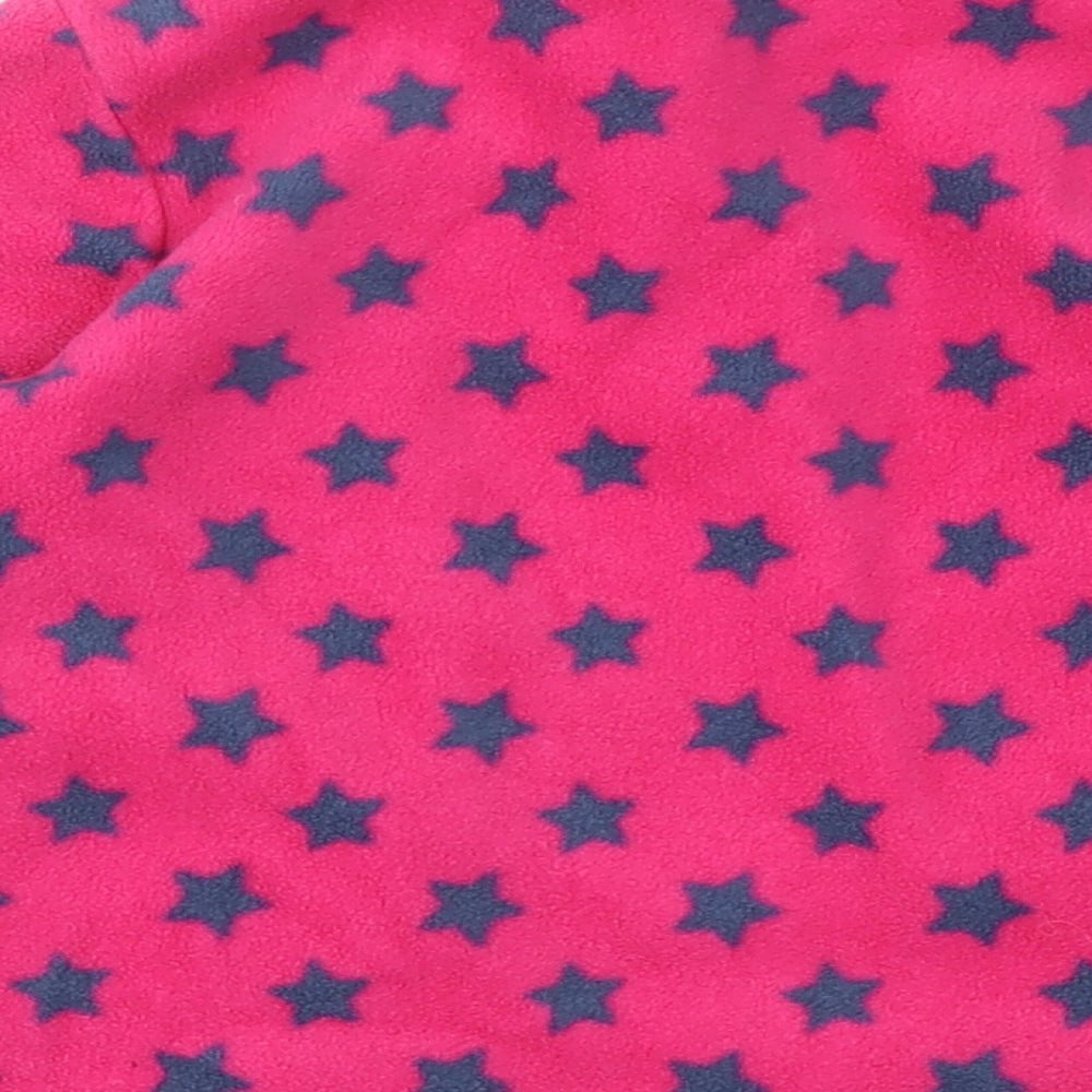 Ladybird Girls Pink Geometric 100% Polyester Pullover Sweatshirt Size 4-5 Years  Zip