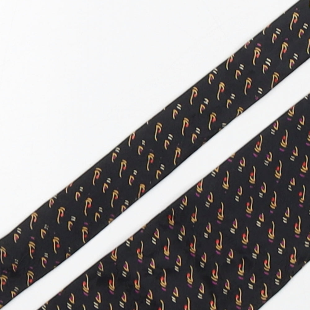 Muchen Silk Mens Multicoloured Geometric Silk Pointed Tie One Size
