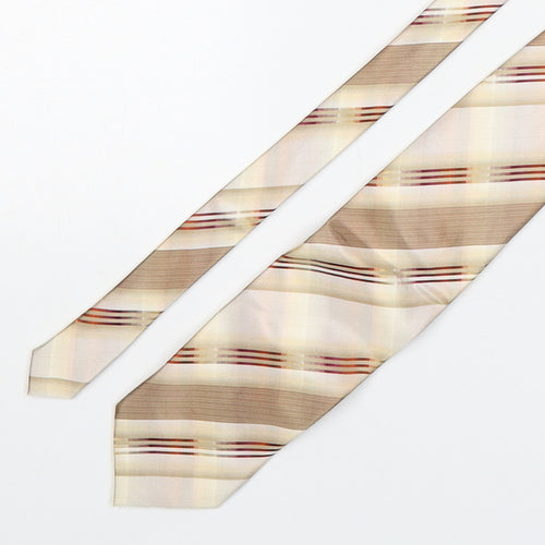 Michaelis Mens Multicoloured Plaids & Checks Silk Pointed Tie One Size