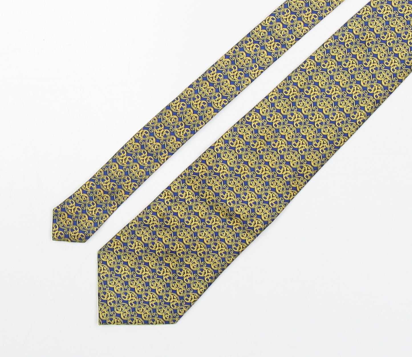 The National Trust Mens Multicoloured Geometric Silk Pointed Tie One Size
