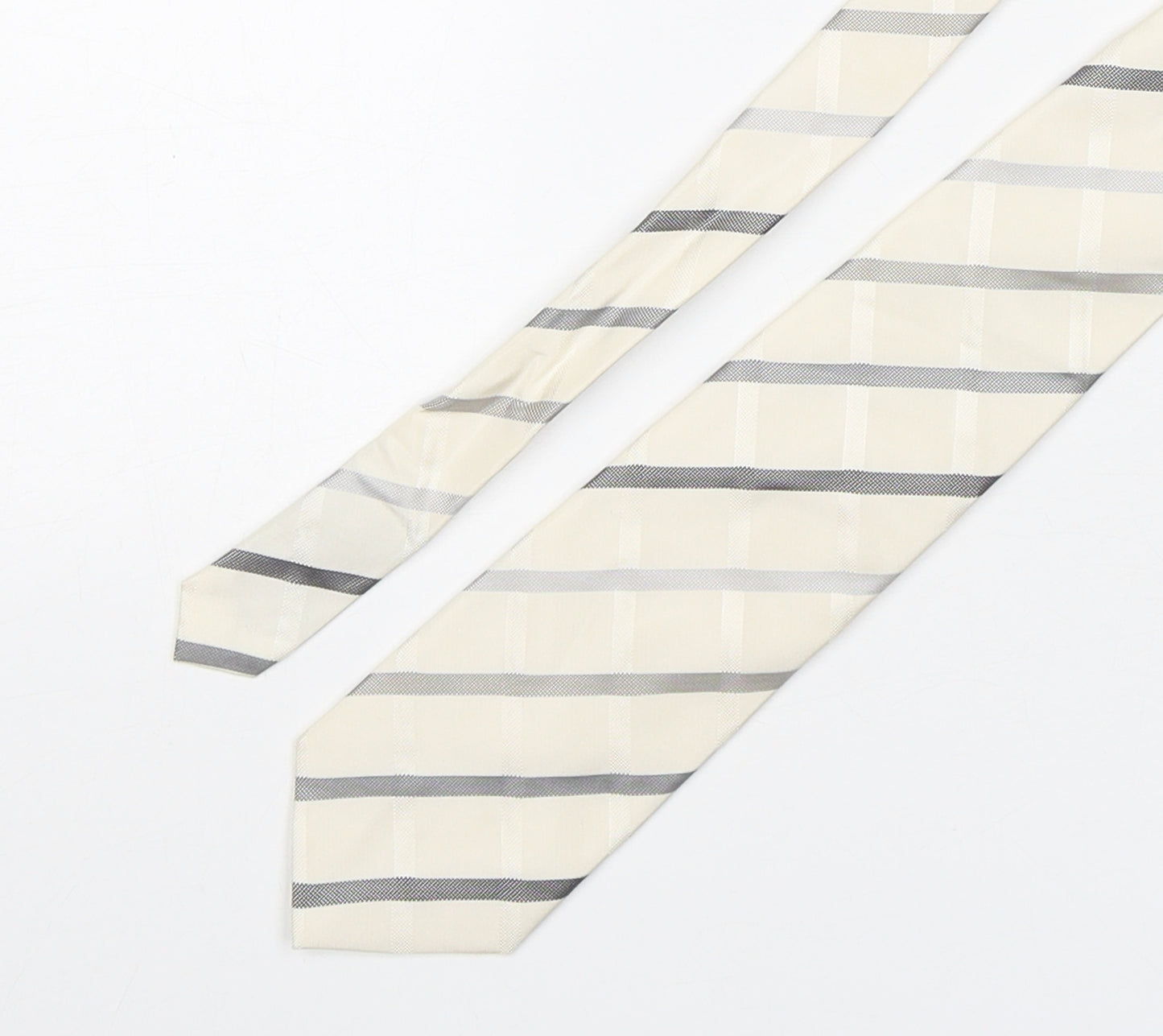 NEXT Mens Multicoloured Plaids & Checks Silk Pointed Tie One Size