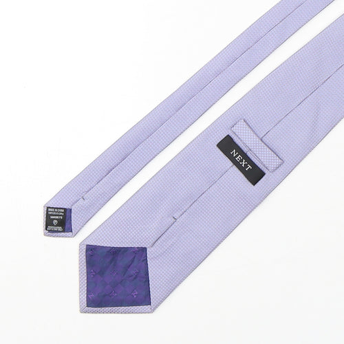 NEXT Mens Purple Grenadine Silk Pointed Tie One Size