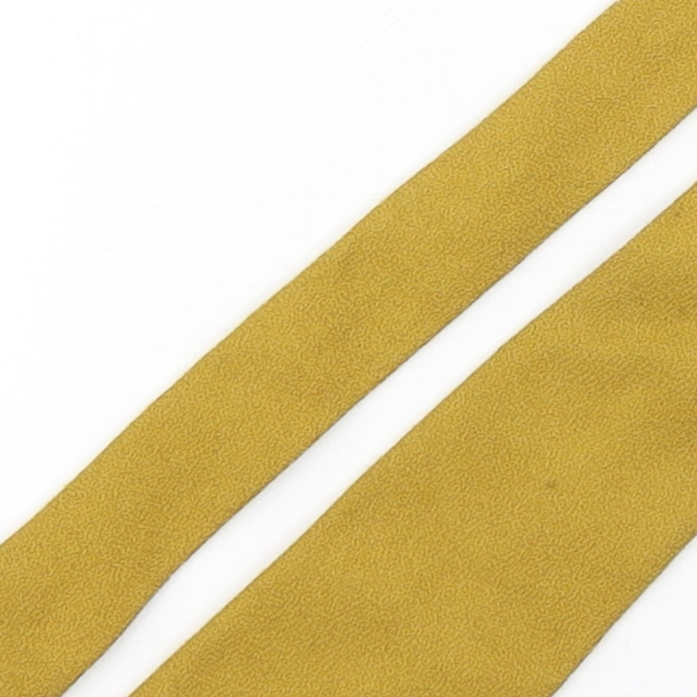 Craig Mill Mens Green  Wool Pointed Tie One Size