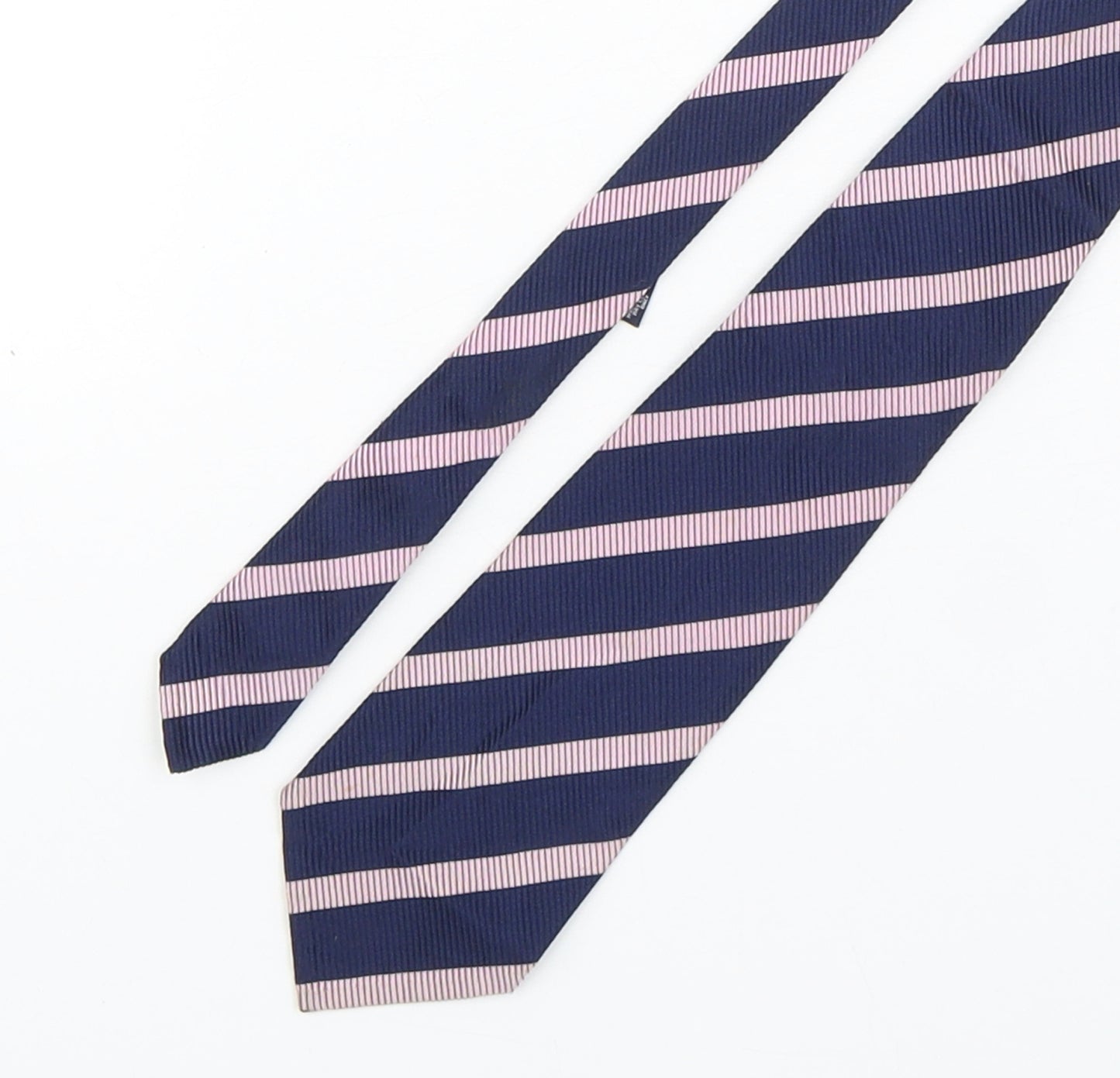 Charles Tyrwhitt Mens Multicoloured Striped Silk Pointed Tie One Size