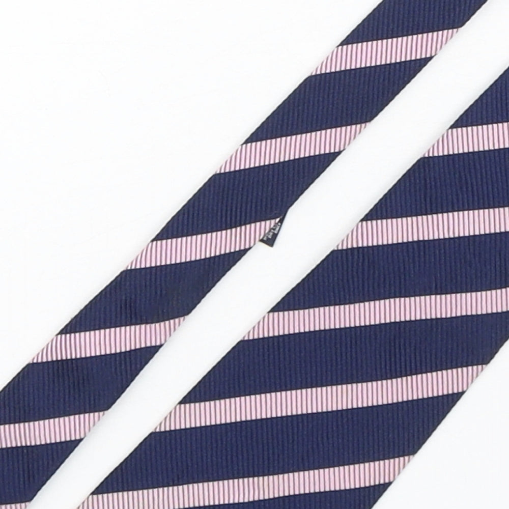 Charles Tyrwhitt Mens Multicoloured Striped Silk Pointed Tie One Size