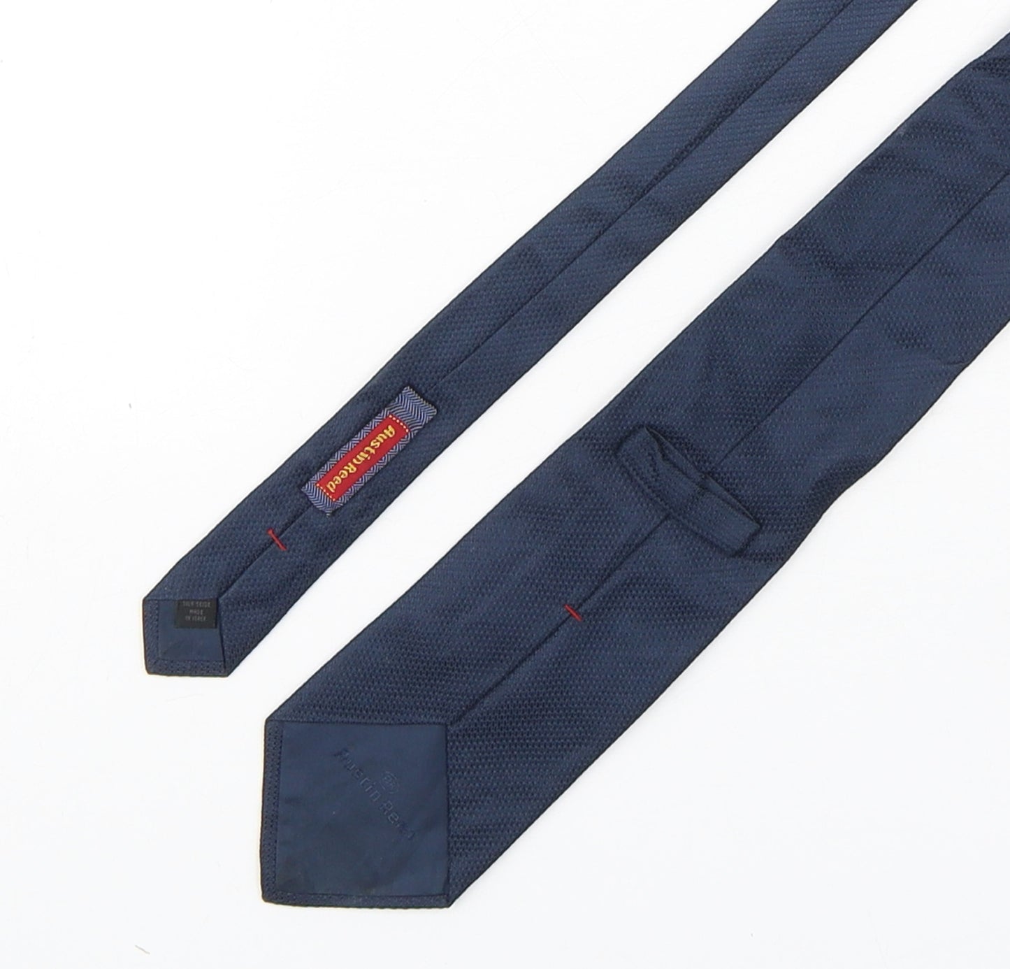 Austin Reed  Mens Blue Grenadine Silk Pointed Tie One Size