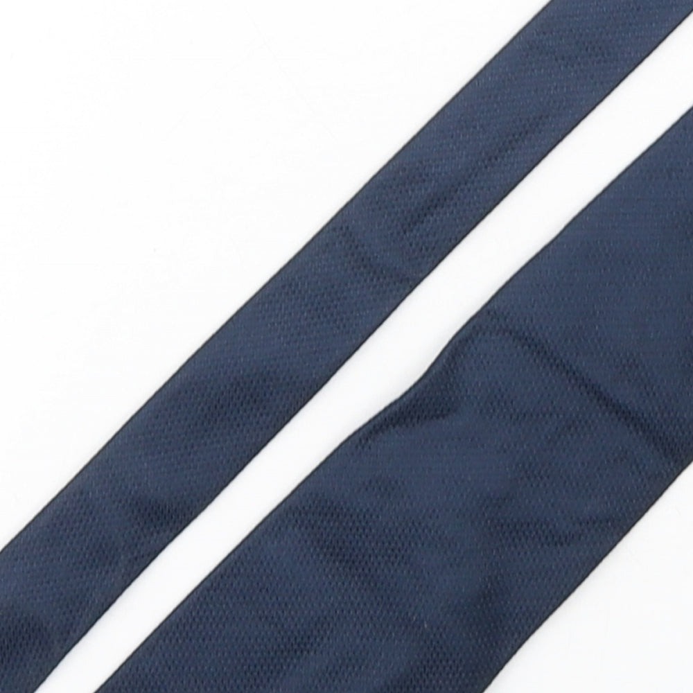 Austin Reed  Mens Blue Grenadine Silk Pointed Tie One Size
