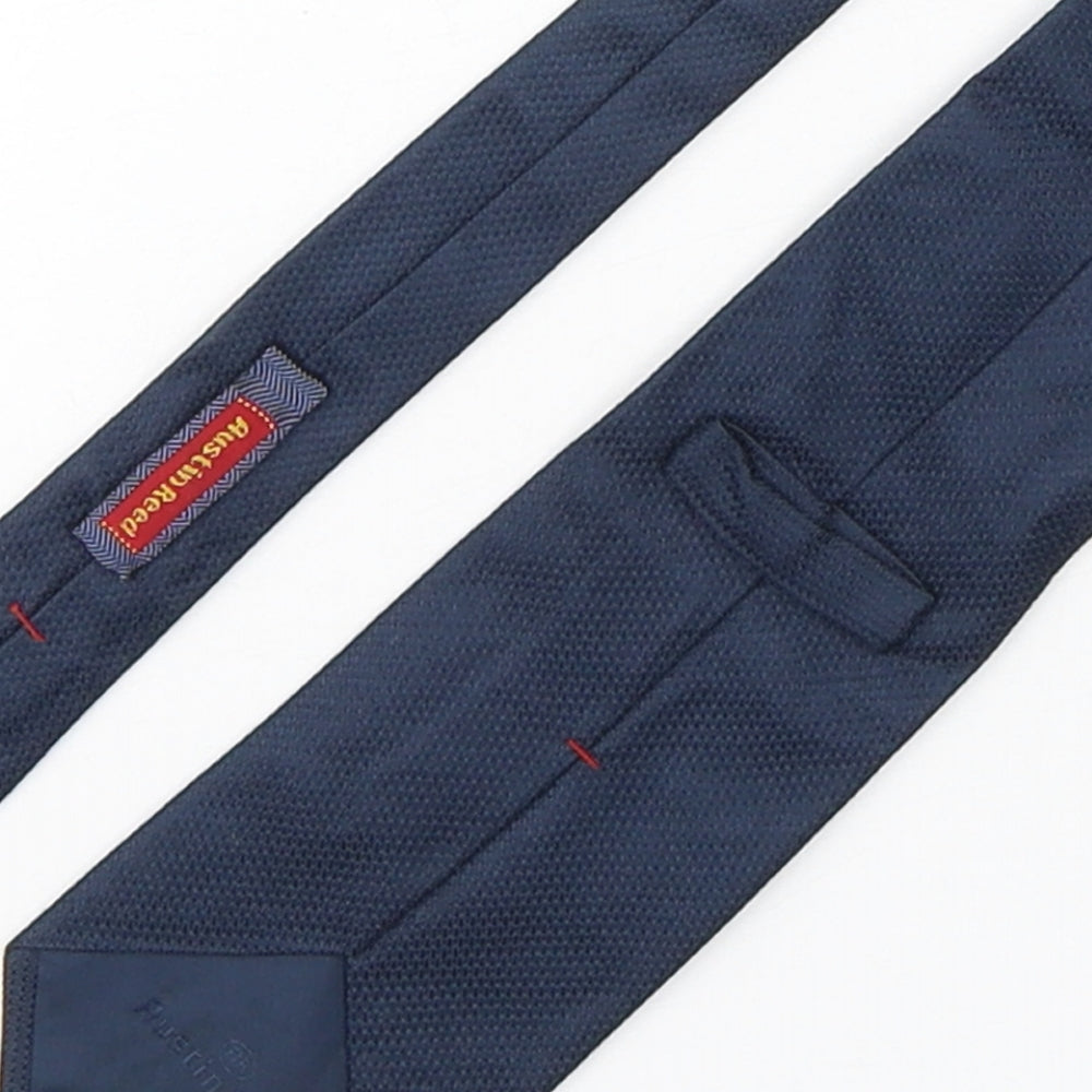 Austin Reed  Mens Blue Grenadine Silk Pointed Tie One Size