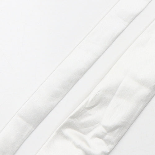 Blue Inc  Mens Silver  Polyester Pointed Tie One Size