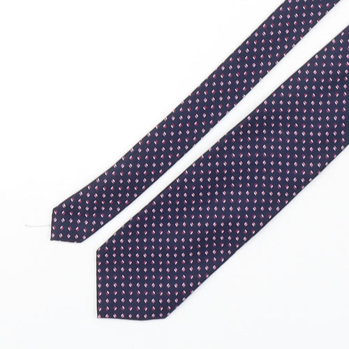 Marks and Spencer Mens Multicoloured Geometric Polyester Pointed Tie One Size