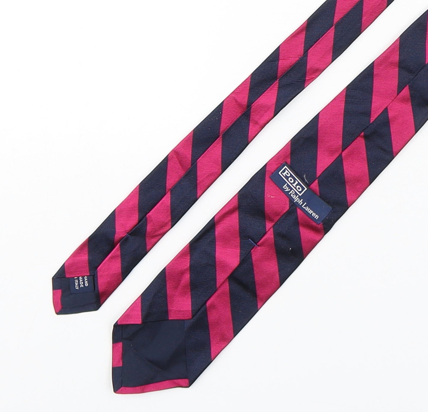 Polo Ralph Lauren Mens Multicoloured Striped Silk Pointed Tie One Size