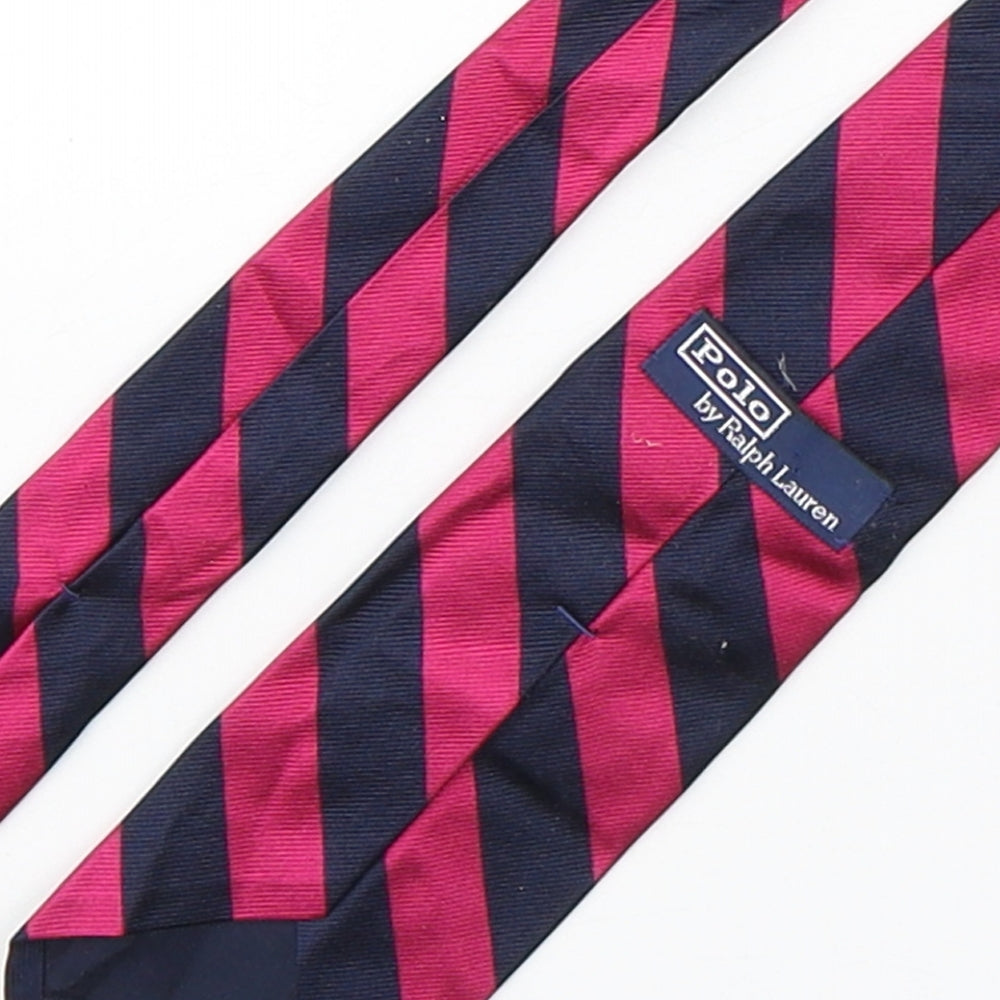 Polo Ralph Lauren Mens Multicoloured Striped Silk Pointed Tie One Size